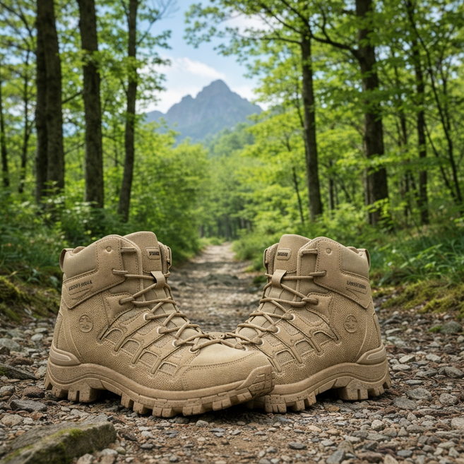 남성 트레킹화 에쉬울프 워커 사막화 전투화 군화 작전화 등산화