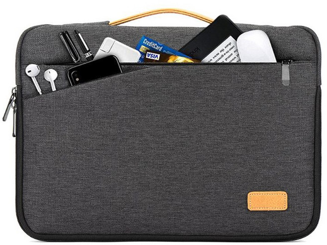 COCOGOGO 노트북 파우치 15~16인치 손잡이 슬리브백 생활방수 충격흡수 태블릿 가방