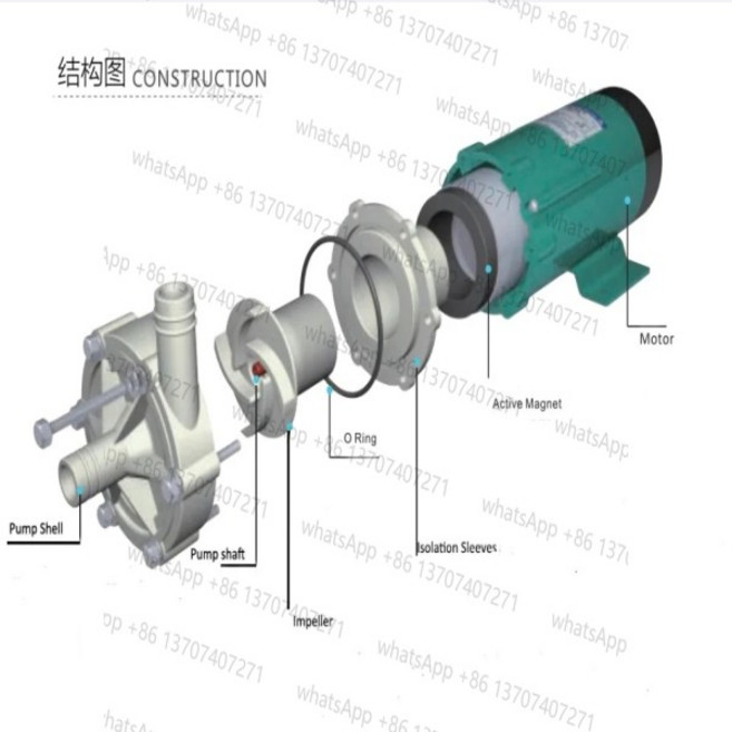 펌프 교체 부품 액세서리 예비 자석 구동 55RM/70RM의 임펠러, 02 impeller 55RM