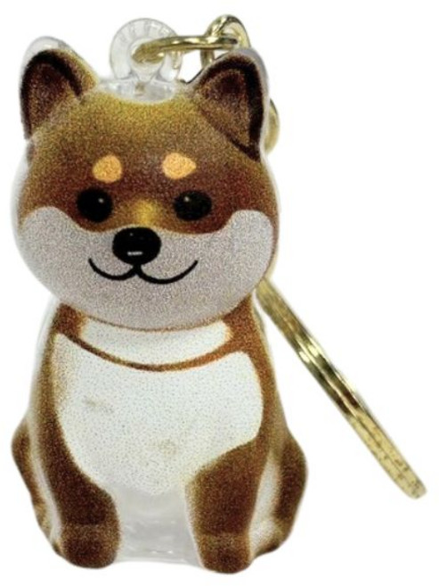 寵物毛髮吊飾：客製化寵物紀念品 毛小孩專屬吊飾, 柴犬, 1個