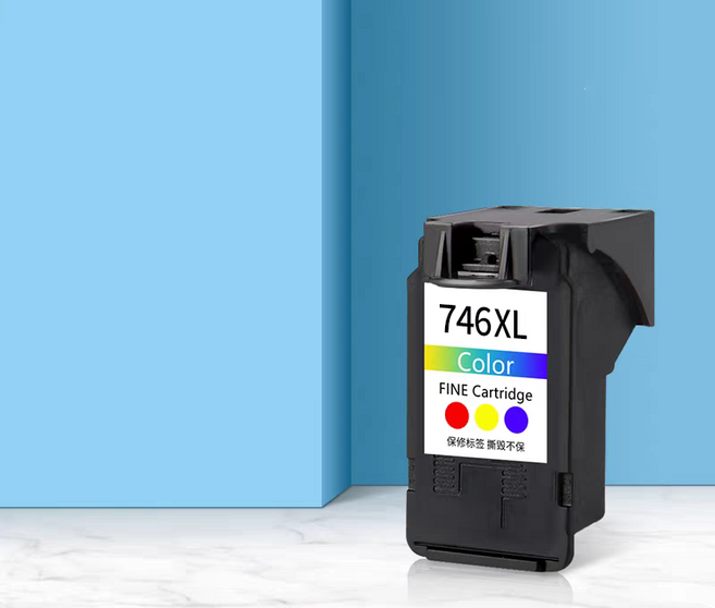 PG 745XL CL 746XL 墨水匣 MX497 TR4570 iP2870 MG2570 MG2970 TR4670 MG3070 MG3077, 746XL彩色（450頁）, 1個
