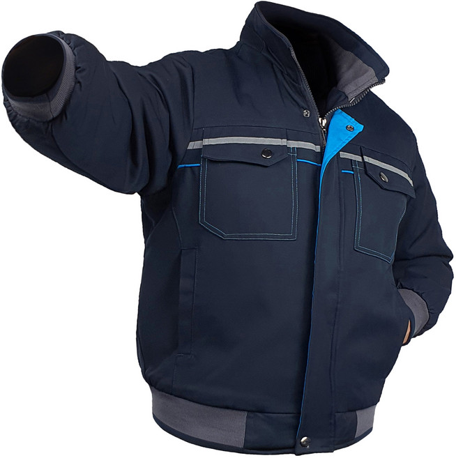 정전기 방지 겨울 작업복 솜 점퍼 ITW-153 개버딘 소재 동계 현장 유니폼