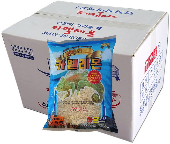 국제아르스 집어제 카멜레온 빵가루 1박스 12봉+벵에헌터1봉 미끼 밑밥 파우더 빵가루 벵에돔 밑밥 바다낚시 미끼 벵에돔빵가루, 730g, 13개