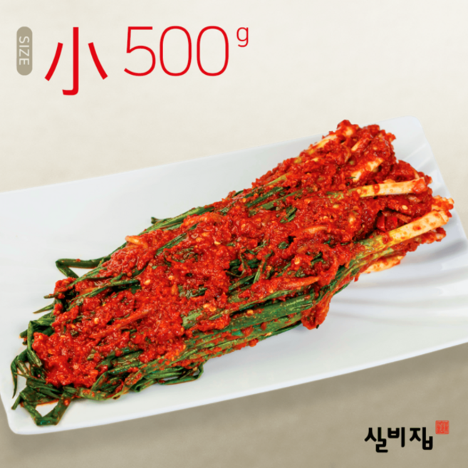 대전블르스 실비집/국내생산 매운 실비 파김치 500g, 1개