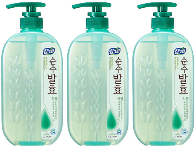 참그린 순수발효 식물 설거지 주방세제, 3개