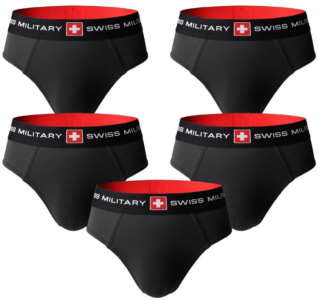 스위스밀리터리 남자 삼각 팬티 5장 세트