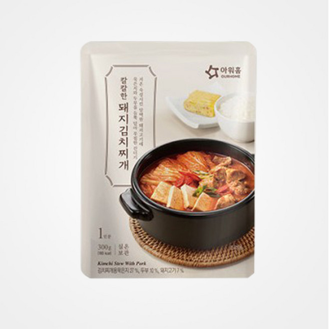 아워홈 칼칼한 돼지김치찌개, 300g, 1개