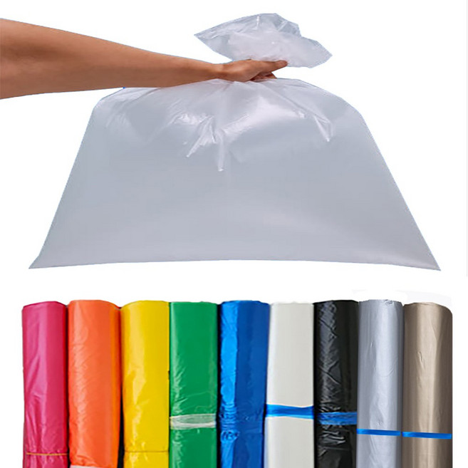 [비닐어게인] 50리터 재활용 쓰레기봉투 분리수거 비닐봉투 50L, 50장, 노랑