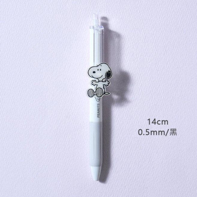 韓國大創Daiso文具系列： 韓國製正版授權 多款可選, 1個, 壓克力原子筆0.5mm 史努比