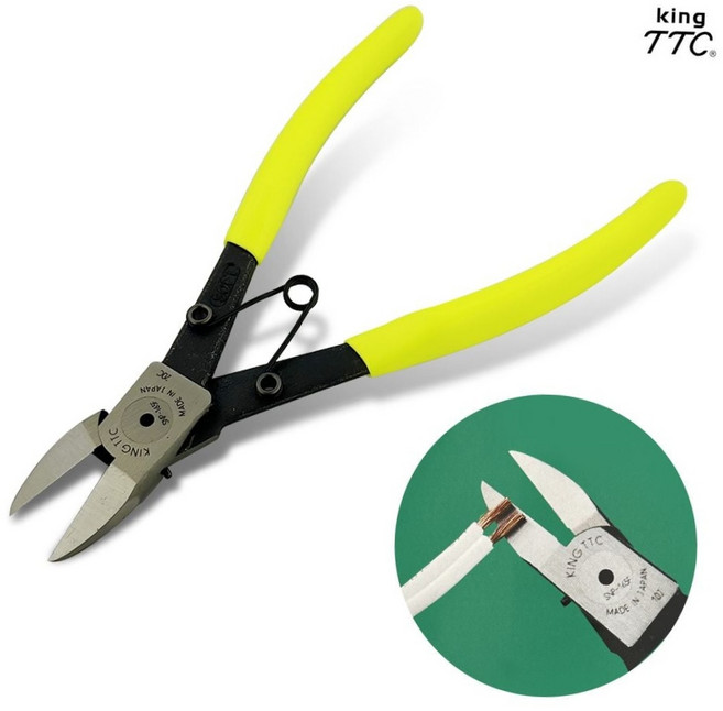 ttc 정밀 사출 니퍼 snp-165f 전선 절단용 작업공구 프라모델니퍼 와이어커터
