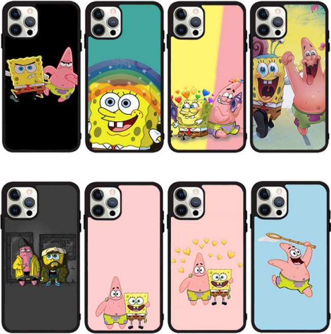 스펀지밥 만화 뚱이 콜라보 휴대폰케이스 갤럭시와이드7 갤럭시버디3 A15 M15 A13 A24 A23 A31 A32 A33 A34 A35 A54 A55 A90 M23