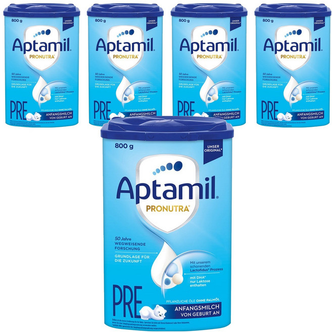 압타밀 프로누트라 분유 프레, 5개, 800g