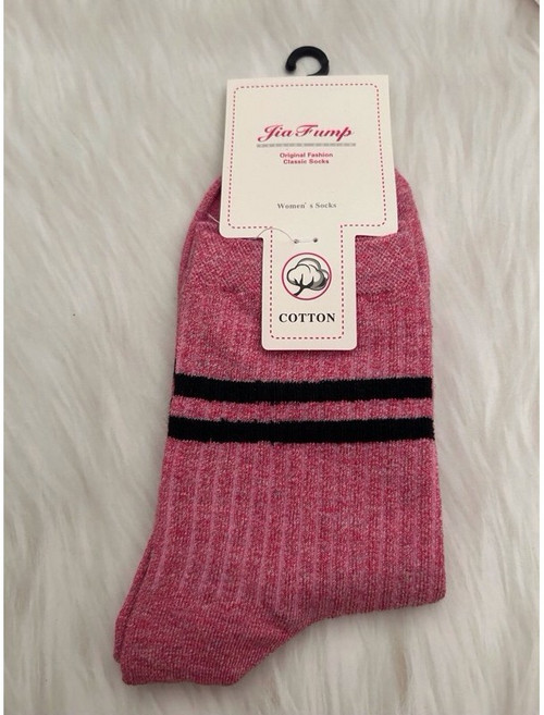 百搭流行中筒襪 - 女襪