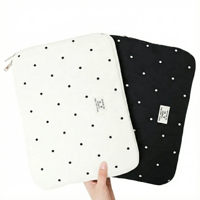 동운랩 태블릿 파우치 노트북 가방 케이스, 1개, 블랙