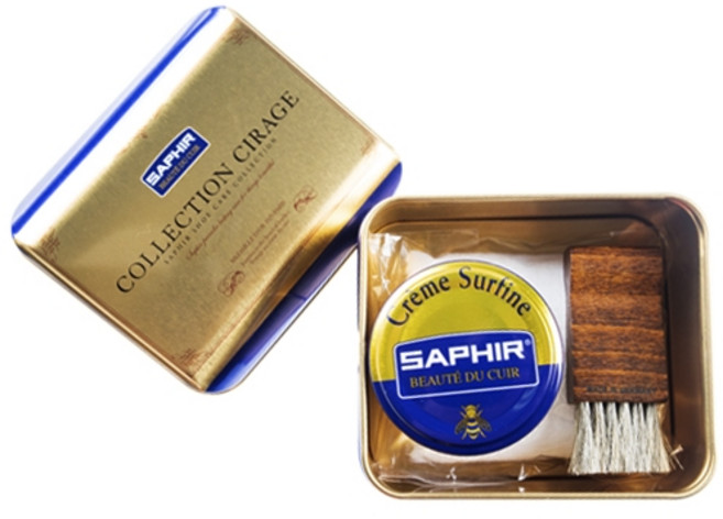 사피르 구두약 세트 관리 용품 약 구두슈크림 케어 소