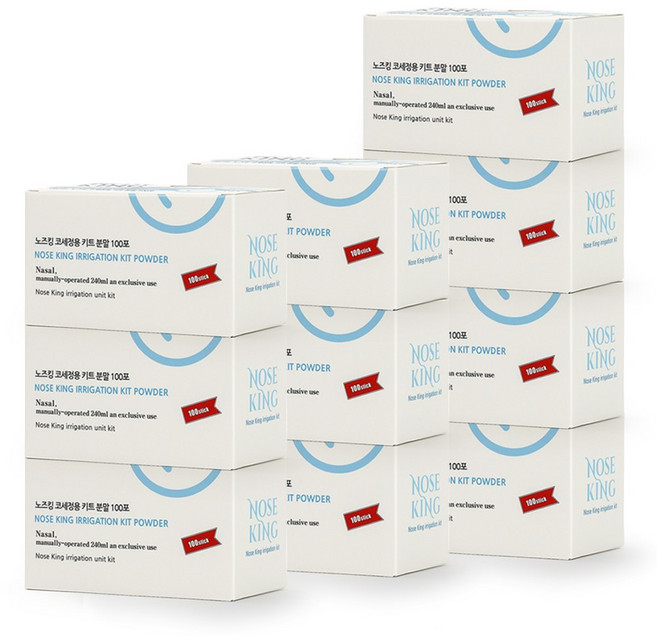 노즈킹 코세척분말 100포, 10개