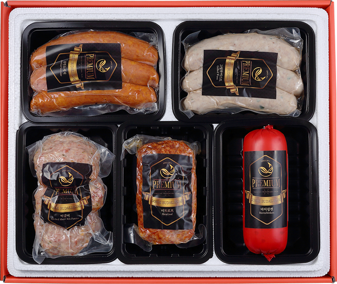수제햄 선물세트 1호 고래부대찌개 수제소시지 소세지 그릴 복 부어스트 비어슁켄, 1개
