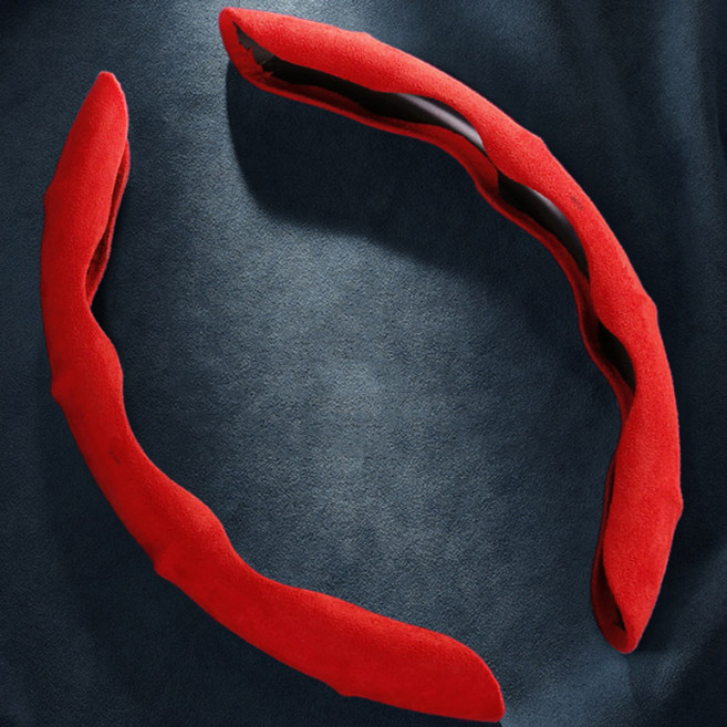 어반카 차량용 크로스오버 기모 핸들커버, 레드