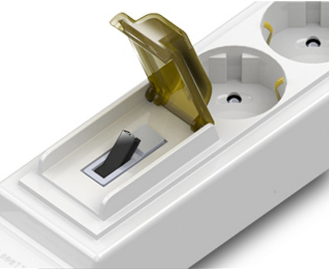 과부하차단 멀티콘센트 2구 3M 5M 대용량 멀티탭 방수방진커버 국산 현대일렉트릭(주), 1개