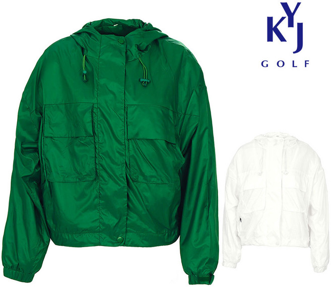 [김영주골프] 봄가을 바람막이 아노락 후드 오버핏 필드룩 여성 골프 점퍼 DOFLJP01