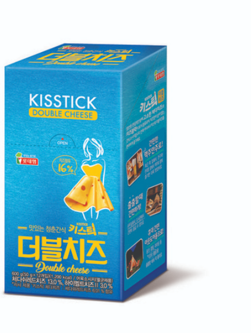 롯데햄 키스틱 더블치즈 소시지, 600g, 2개