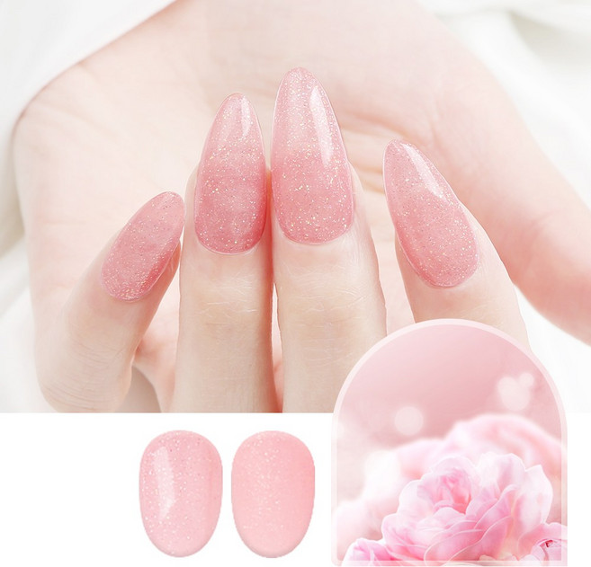 [지오네일재료] 젤로젤로 글로우듀 시럽글리터젤 6종, 1개, 10g, JJ-60 로즈워터