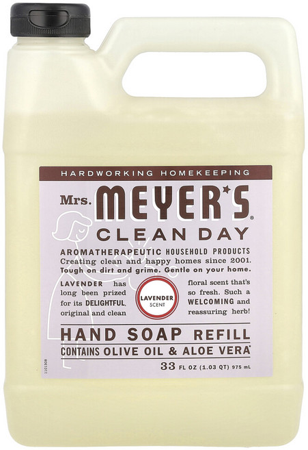 미세스메이어클린데이 리퀴드 핸드 솝 리필 라벤더 향 975ml(33fl oz), 975ml, 1개