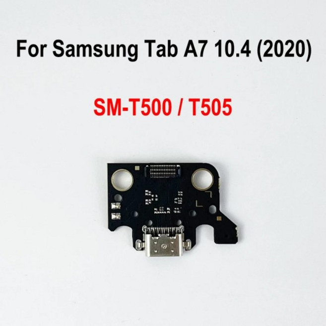 USB 충전 포트 잭 도크 커넥터 보드 플렉스 케이블 삼성 갤럭시 탭 A7 10.4 (2020) SM-T500/T505 용, [01] 옵션1, 1개