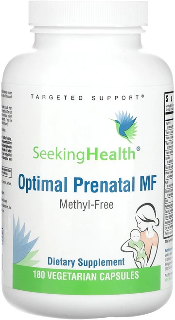Seeking Health 옵티멀 프리네이탈 MF 베지 캡슐 180정, Seeking Health 옵티멀 프리..., 1개 - 쿠팡
