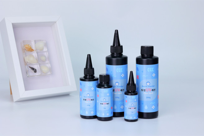 레진마스터 투명 유브이UV레진 (HARD 타입), 25g, 1개