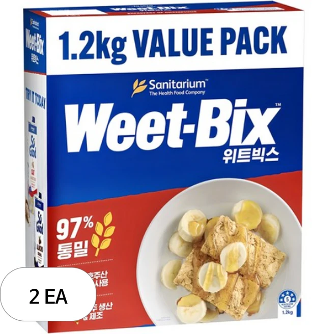 위트빅스 오리지날 시리얼, 1.2kg, 2개 - 쿠팡
