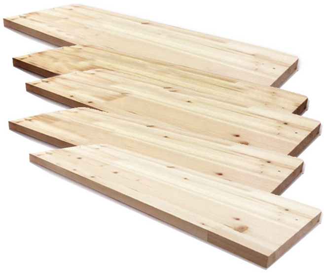 아이베란다 삼나무 원목선반 18T (사이즈선택), 300mm x 1200mm 엣지샌딩, 5개