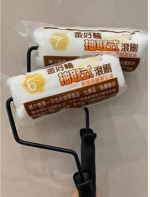 【順銘】 油漆滾刷 滾輪 多種尺寸 可替換, 1個