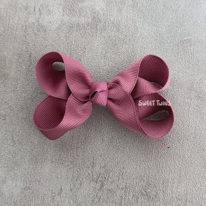 Sweet Twins 寶寶髮夾 蝴蝶結髮夾 不傷髮絲 光緞帶