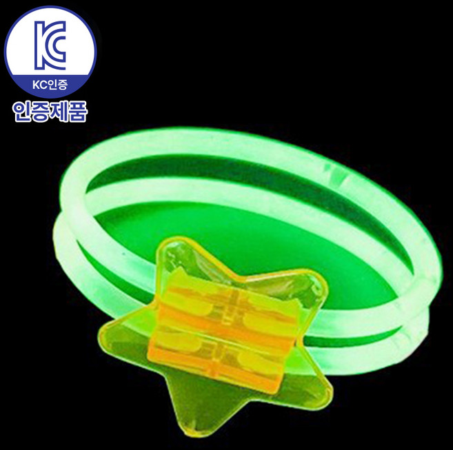 로앤제이 야광봉 야광 소품 스틱 팔찌 클럽 콘서트 축제 할로윈 파티용품, 1개, 별팔찌