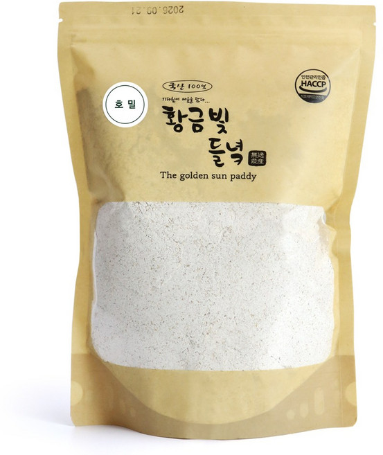 [황금빛들녘] 우리밀 통밀가루 앉은뱅이밀/호밀/아리흑밀 1kg, 호밀 1kg, 1개