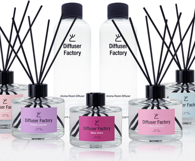 디퓨저팩토리 아로마 디퓨저 200ml + 리필 200ml x 2p, 프렌치라벤더