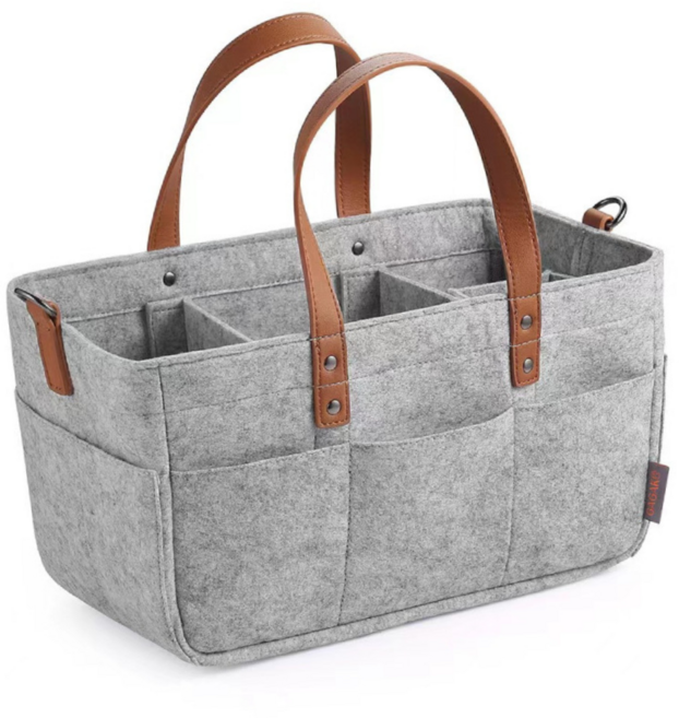 키드넷 유모차 기저귀 가방 크로스 이너백, 라이트그레이