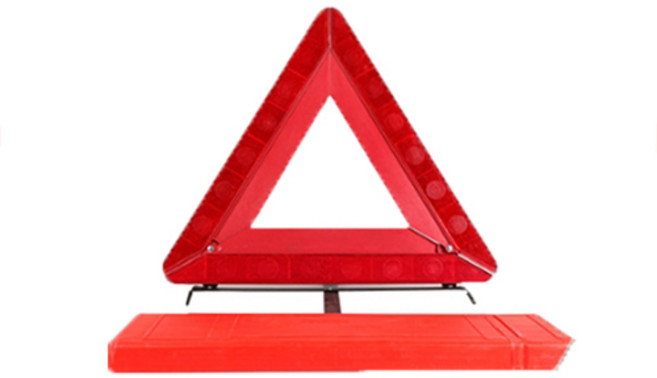 키밍 안전 삼각대 자동차 비상 반사 경고판 표지판 타입1, 1개