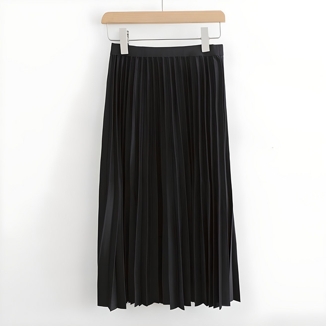 허리밴딩 주름 스커트