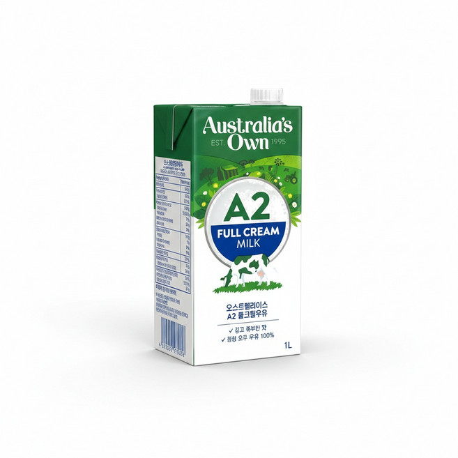 호주 오스트렐리아스 A2 풀크림 수입멸균우유 1L (5입), 5개