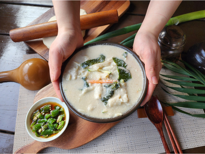 [남양주맛집]삼청골명가 THE수제비 들깨수제비 2인분 (야채없음), 1.8kg, 1세트