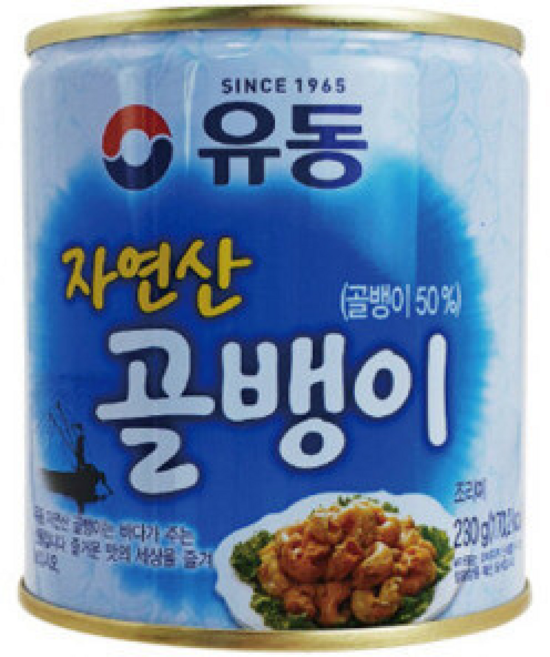 (무)유동 자연산골뱅이, 230g, 24개