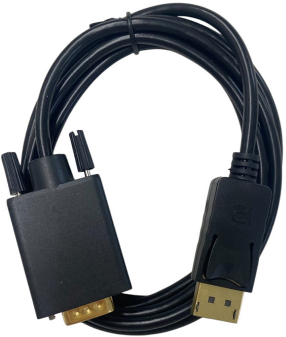 DP轉VGA轉接線 高清連接 穩定傳輸, 1個, 大DP(公)轉VGA(公)