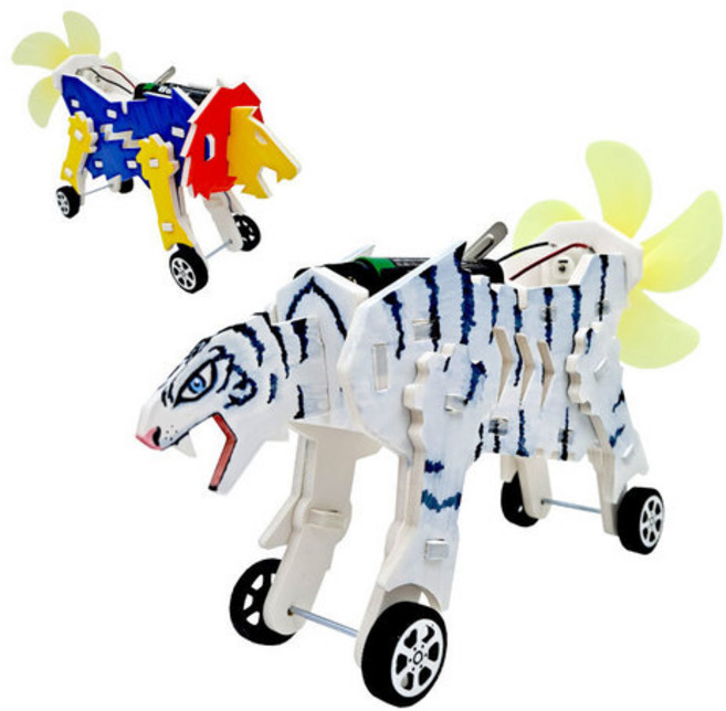 타이거&라이온 풍력 동물로봇 만들기