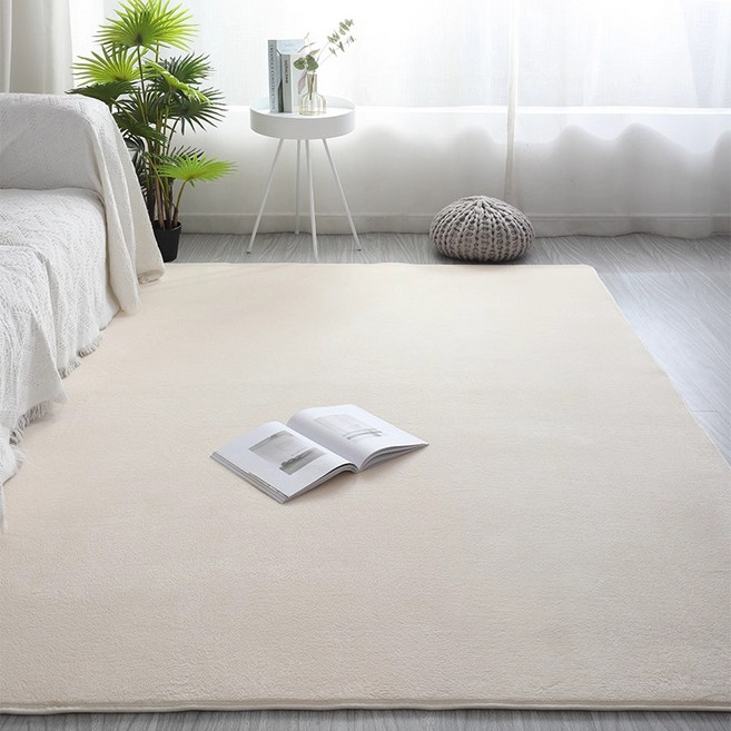 Tixpra 코럴벨벳 숏퍼 카펫 침실거실카펫