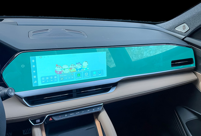 [오카] 그랑 콜레오스 호환 용품 내비게이션 디스플레이 지문방지 네비 보호 필름 액정 풀커버 차량 악세사리, 1GB, 그랑콜레오스_FULL