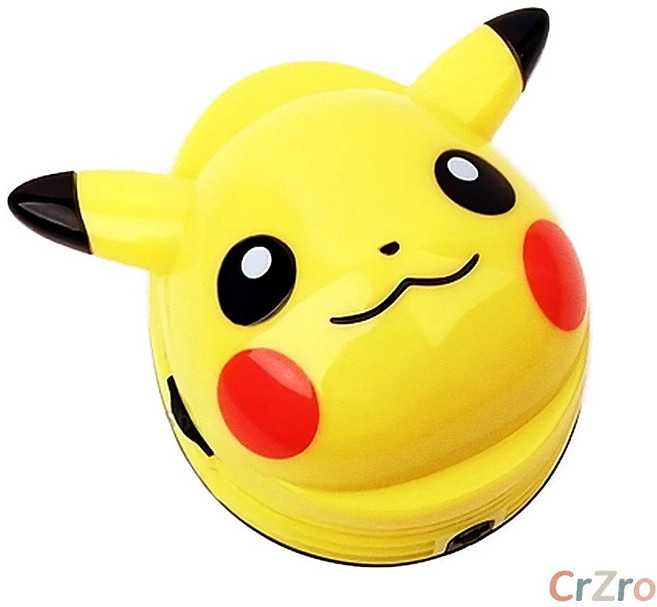 엠티코리아 포켓몬 피카츄 미니 탁상용 진공 청소기 책상 먼지 지우개 청소 1개입