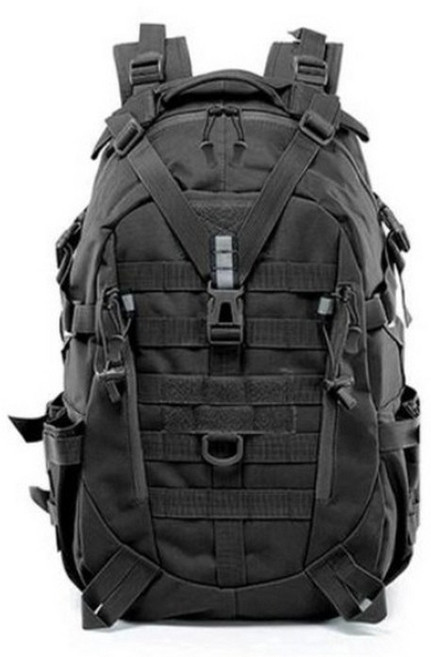 백오브파워 남녀공용 전술 가방 백팩 밀리터리 외출 통근용 검정색