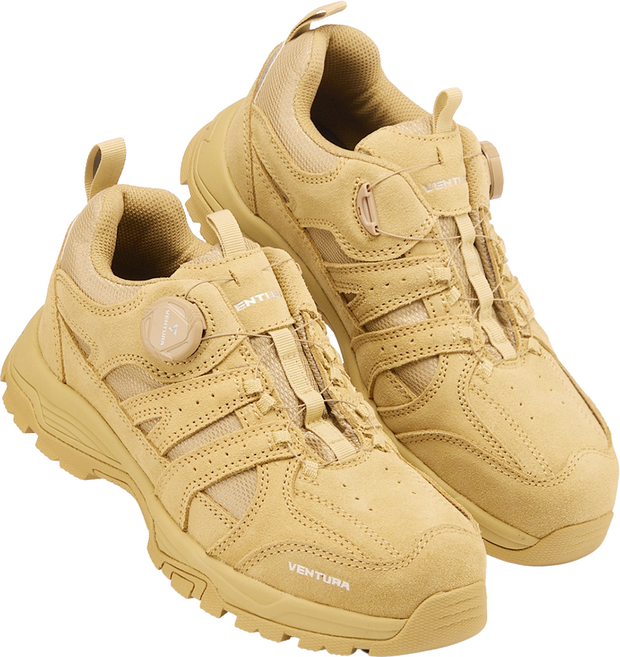 벤투라 4인치 안전화 KCs 안전인증 발편한 경량 초경량 다이얼 작업화 사막화 전술화 VT-402D